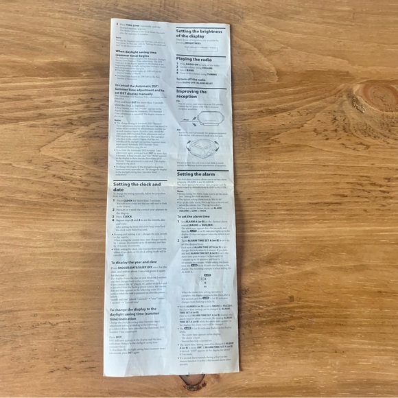 SONY DREAM MACHINE AM/FM DUAL ALARM - CLOCK RADIO MODEL #ICF-C318 TESTED - Picture 9 of 9